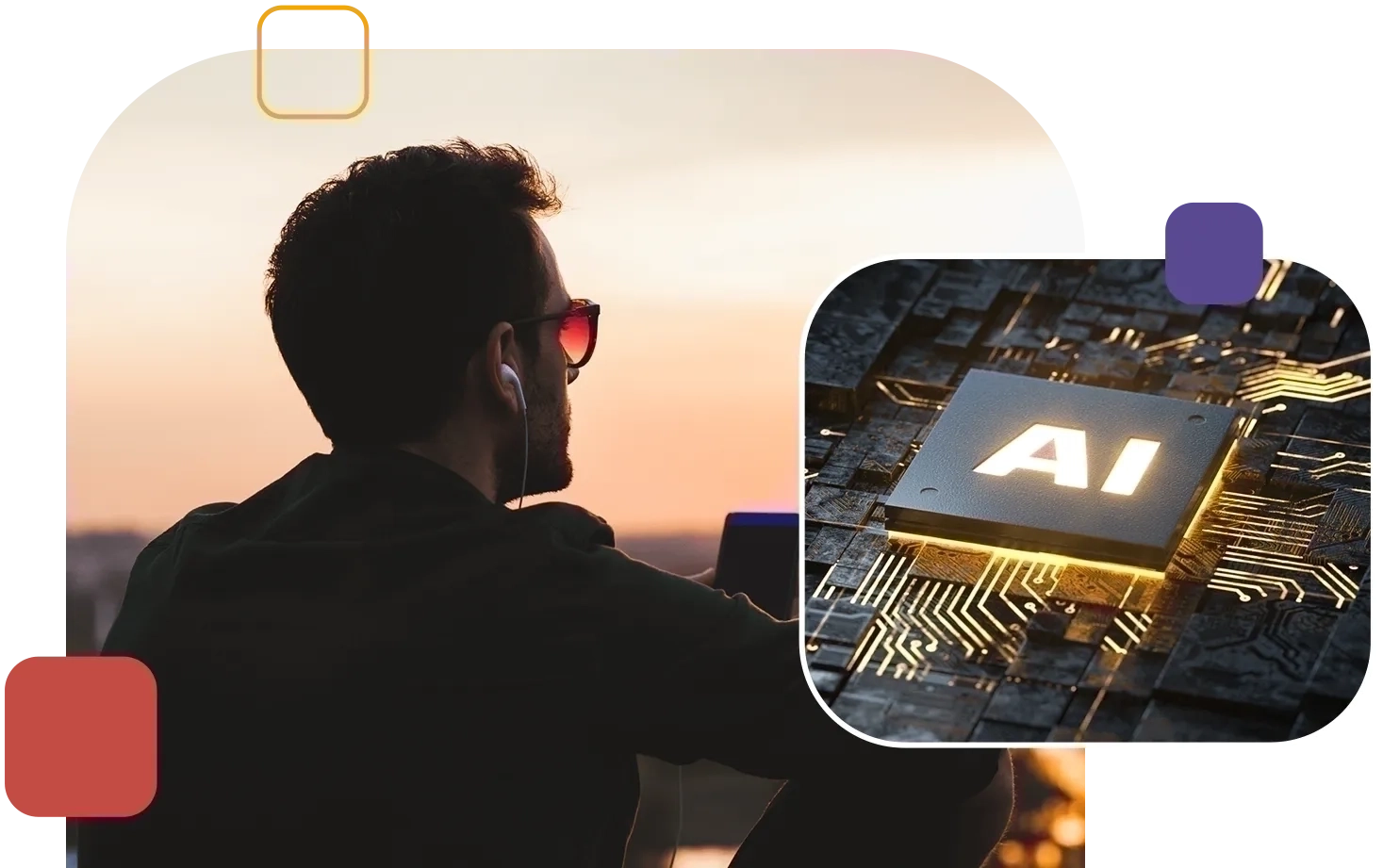 Grafika hero header